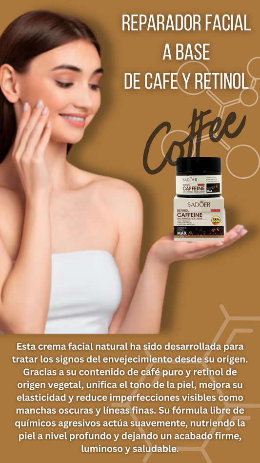 REPARADOR FACIAL CAFE Y RETINOL MEGAOFERTA